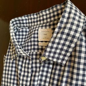 Gap Women’s Gingham Boyfriend Shirt